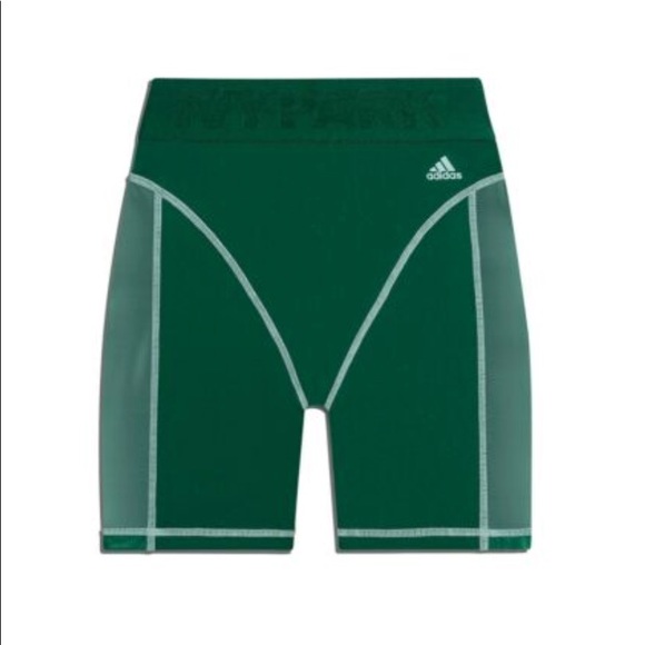 IVY PARK X Adidas Cycling Shorts Green XS - Picture 1 of 6